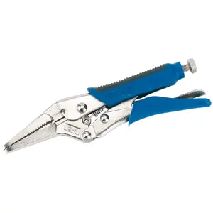 Draper Soft Grip Long Nose Self Grip Pliers, 165mm 89126