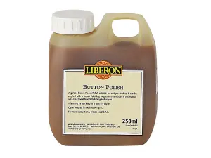 Liberon 014654 Button Polish 250ml LIBBUP250