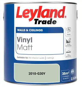 Leyland Trade Vinyl Matt Walls & Ceilings Emulsion Paint (2010-G30Y) 2.5L