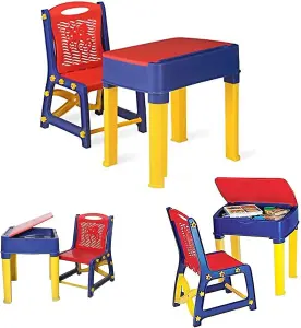 Elex Children Study Table and chair Kids Study table Desk toddler chair furniture study chair and desk for children boys and girl