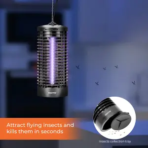 Geepas Mosquito Killer Powerful Fly Zapper Electric Indoor Insect Killer