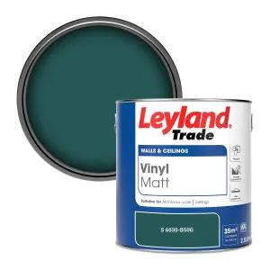 Leyland Trade Vinyl Matt Walls & Ceilings Emulsion Paint (S 6030-B50G) 2.5L