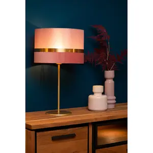 Lucide Extravaganza Tusse Retro Table Lamp 30cm - 1xE14 - Pink