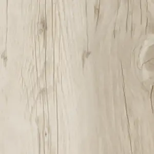 GoodHome Mambo Fancy White Distressed Wood effect Synchronic Click vinyl Plank Sample