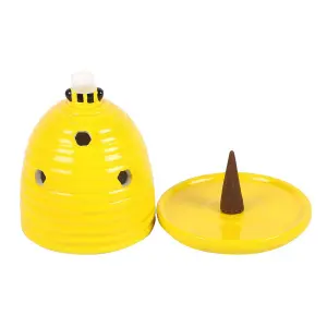 Something Different Beehive Incense Cone Holder Yellow (One Size)