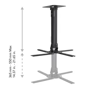 AVF Universal Extendable Tilt and Turn Projector Mount