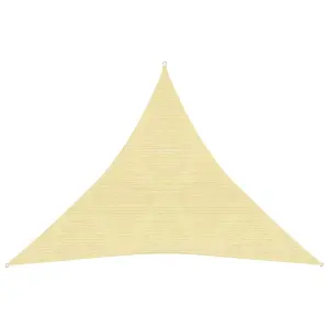 Berkfield Sunshade Sail 160 g/m2 Beige 4.5x4.5x4.5 m HDPE