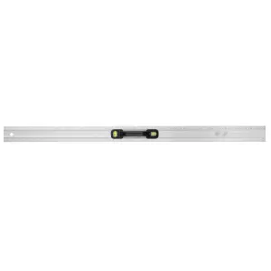 Hardys 1000mm Aluminium Metal Ruler & Spirit Level with Handle - CM, MM and Inch Measurements - 90 and 180 Degree Spirit Gauges