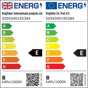 Diall E27 7.3W 806lm White A60 Warm white LED Light bulb, Pack of 3