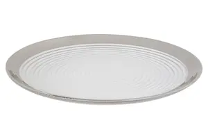 Maison by Premier Ida 27cm Embossed Coupe Dinner Plate