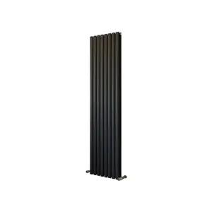 Ximax Fortuna Duplex FORD18047A Anthracite Vertical Designer 4999BTU Radiator, (W)472mm x (H)1800mm