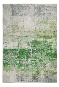 Washable Rug Modern Lux Ivory Green Rug 120x180cm for the