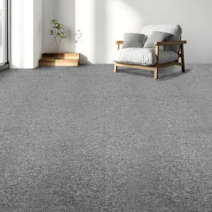 Carpet Tiles Heavy Duty in Grey 20pcs 5SQM Commercial Office Home Shop Retail Flooring