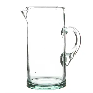 Nicola Spring - Jebel Recycled Glass Jug - 1 Litre - Clear