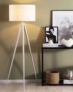 Tripod Floor Lamp White STILETTO