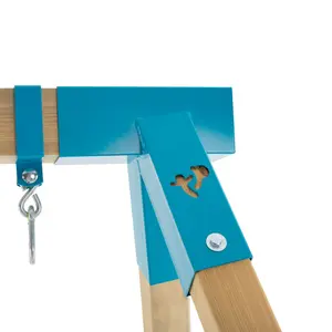 TP Kingswood Double Swing Squarewood Set with Quadpod - FSC certified