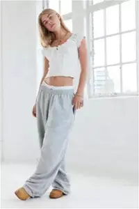 Iets Frans... Grey Harri Baggy Joggers - Grey M At Urban Outfitters