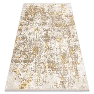 Modern carpet DUKE 51546 beige / gold - Vintage, structured, very soft 280x370 cm