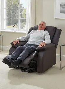 Careco, Maxicomfort Oasis Leather Riser Recliner – Soft Leather, Dual Motor Lift, Heat & Massage Options