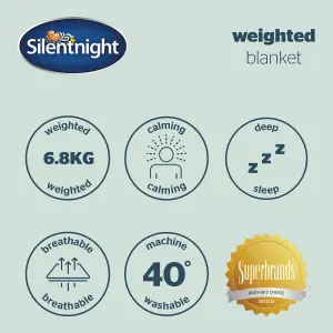 Silentnight Wellbeing Adult Weighted Blanket - 6.8Kg