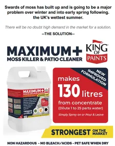 Decking & Patio Cleaner Strongest on the Market Ultimate+ 5Litres