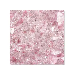 Pink Quartz Effect Premium Glass Kitchen Splashback W700mm x H650mm