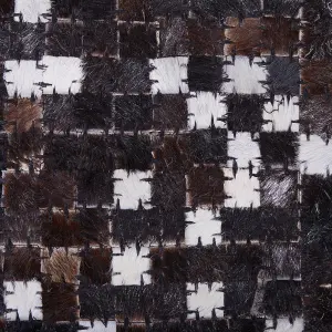 Cowhide Area Rug 160 x 230 cm Brown AKKESE