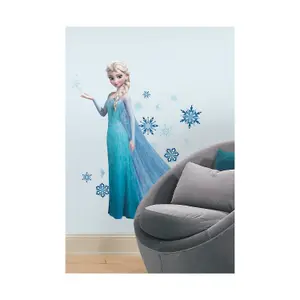 RoomMates Blue Frozen Elsa Giant Peel & Stick Wall Decals