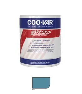 CooVar Suregrip Anti Slip Floor Paint - Blue - 2.5 Litre