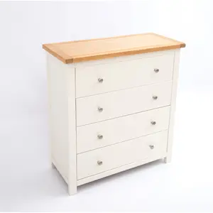 Maggiori 4 Drawer Chest of Drawers Chrome Knob