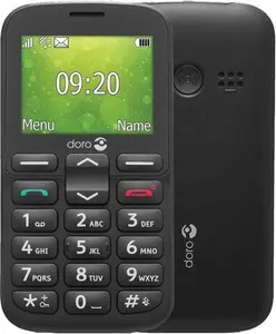 Doro 1380 Black 2.4 8MB 2G Dual SIM Unlocked & SIM Free Mobile Phone