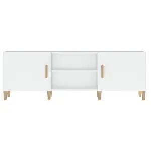 Berkfield TV Cabinet White 150x30x50 cm Engineered Wood