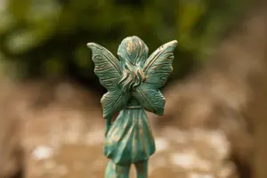 Garden Copper Effect Fairy Ornament