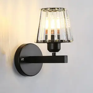 Wall Light Sconce Fixture LED E27 Lighting for Bedside Black Wall Lamp