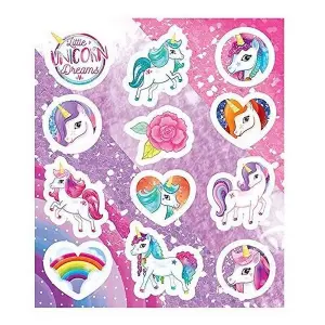 Henbrandt Unicorn Sticker Sheet (Pack of 120) Multicoloured (One Size)