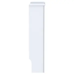 Berkfield MDF Radiator Cover White 205 cm