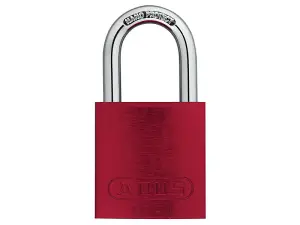 ABUS Mechanical 72/40mm Aluminium Padlock Red Keyed Alike TT02162