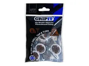 Gripit Brown Plasterboard Fixings 20mm (Pack 8)