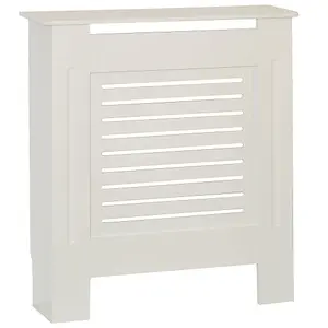 Vida Designs Milton Small White MDF Radiator Cover