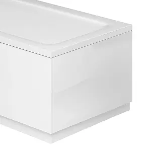 Eden 800mm End Bath Panel in Gloss White