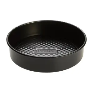 Prestige Inspire Black Round Carbon Steel Durable Non-Stick Loose Base Sandwich Pan 8"