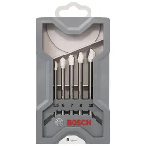 Bosch 5 piece Tile drill bit set