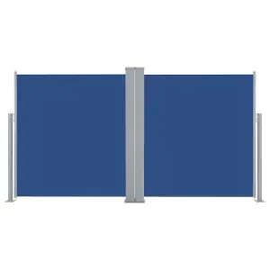 Berkfield Retractable Side Awning 170x600 cm Blue