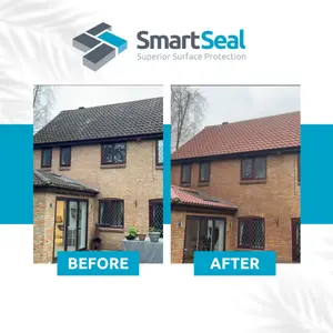 Smartseal Roof Tile Sealer, For Concrete, Slate and Clay Roof Tiles, 10yr Water Repellent, Protecting Against Moss and Algae, 25L