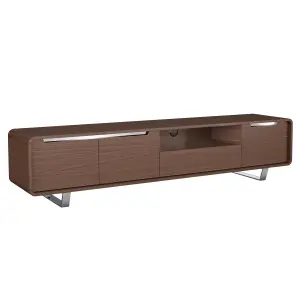 AVF Marquis 2m TV Stand, for TVs up to 95" - Walnut