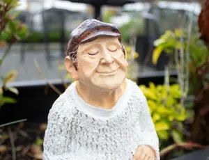 Sitting Grandfather Garden Ornament