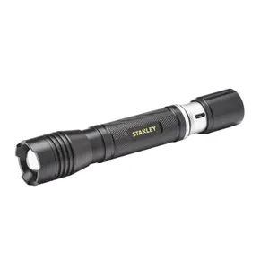 Stanley Black Rechargeable 650lm LED Battery-powered Torch