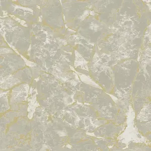 Grandeco Astoria Liquid Marble Textured Wallpaper, Neutral