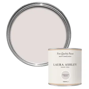 Laura Ashley Amethyst White Matt Emulsion paint, 100ml