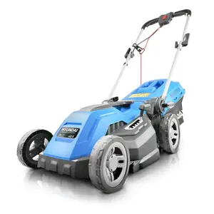 Hyundai 38cm Corded Electric 1600w/230v Roller Mulching Lawnmower HYM3800E